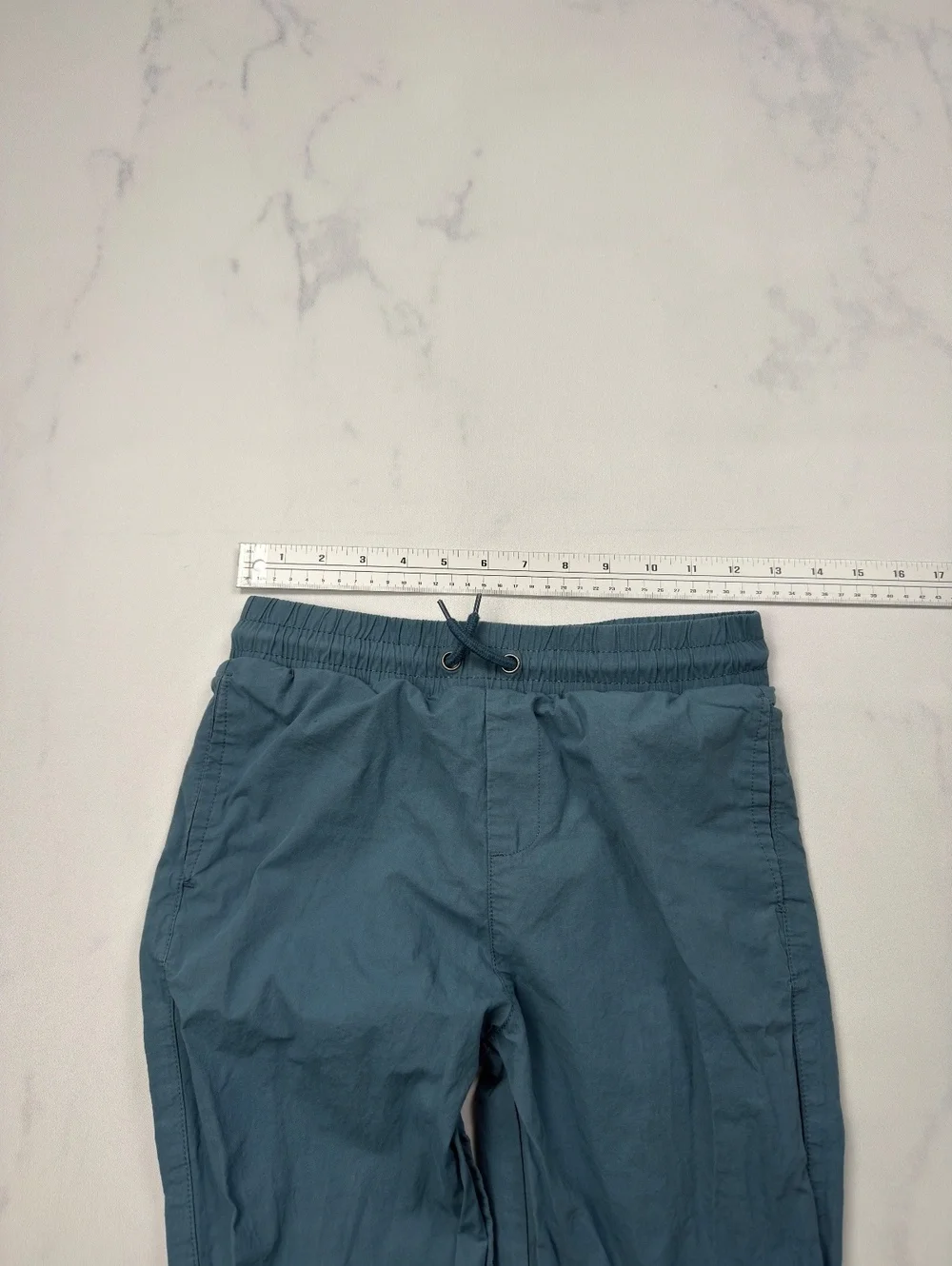 kidpik Pants Blue RelaxedFit Drawstring Waist - Boys See Measruements